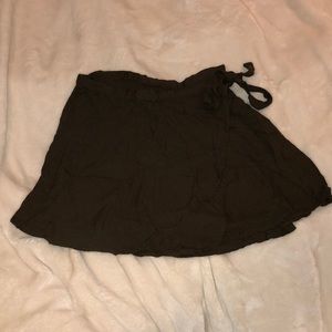 Forever 21 mini wrap skirt